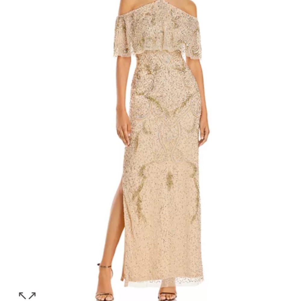 Aidan Mattox
Cold-Shoulder Beaded Gown - 100% Exclusive